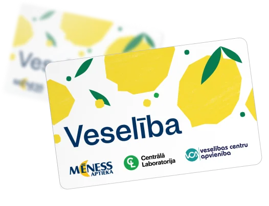 Karte veselība